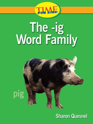 cover image of The -ig Word Family